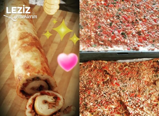 Lahmacun Böreği Yapımı