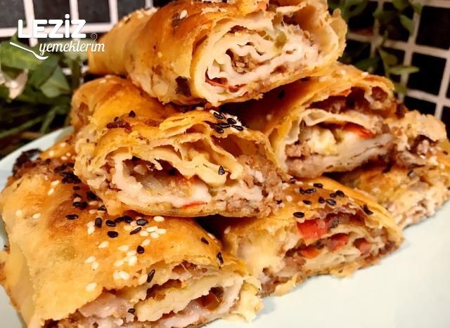 Kıymalı Çıtır Rulo Börek