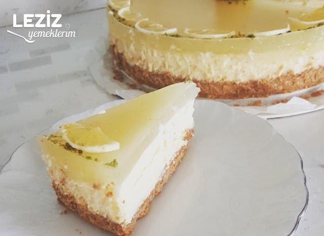 Ev Yapımı Limonlu Cheesecake