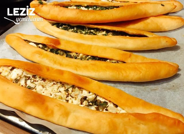 Ev Yapımı Mis Pide Tarifi (Ispanaklı Ve Peynirli)