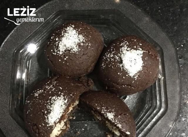 Şerbetli Kakaolu Hindistan Cevizli Kurabiye
