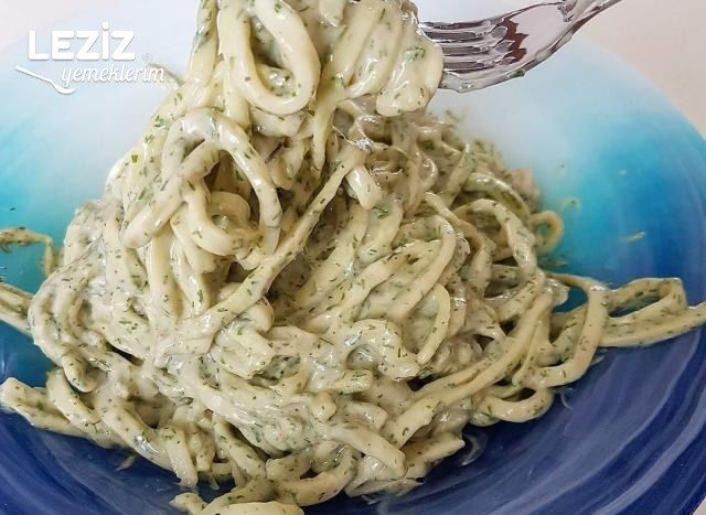 Avokadolu Kabak Spagetti