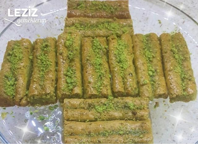 Yeşillim Tatlısı (Yalancı Fıstık Sarması)