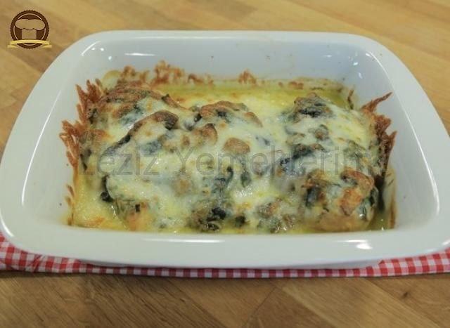 Ispanak Kavurmalı Ve Krema Soslu Tavuk