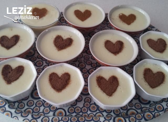 Kolay Damlı Sakızlı Muhallebi