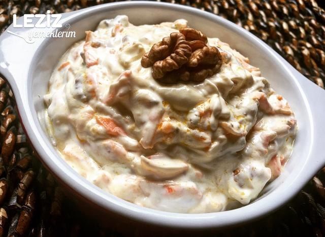 Tahinli Cevizli Havuç Salatası