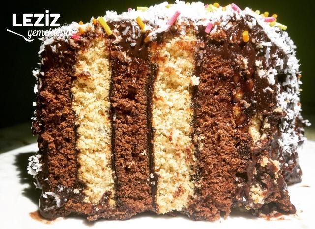 İki Renkli Kolay Pasta