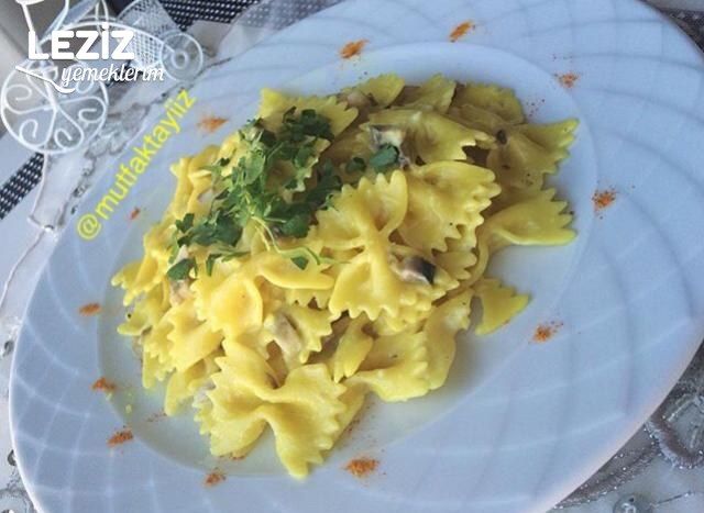Kremalı Mantarlı Makarna Tarifi