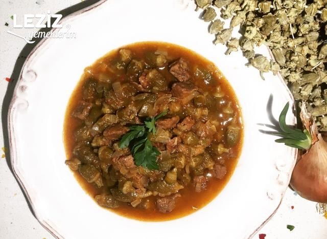 Kuru Bamya Yemeği