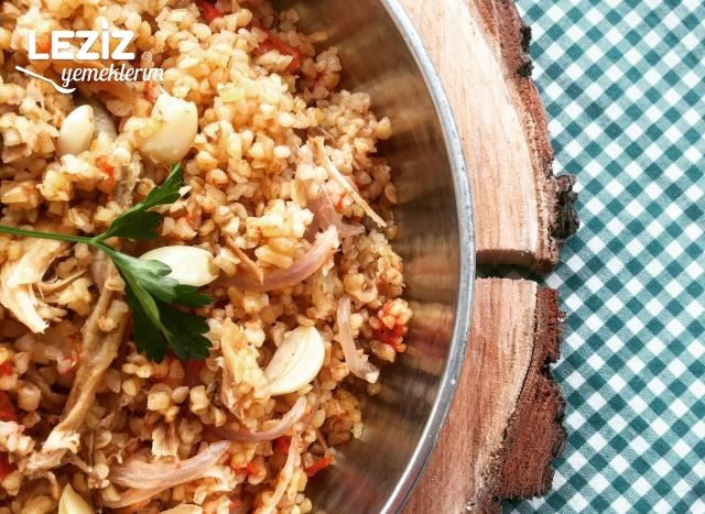 Sebzeli Tavuklu Bulgur Pilavı