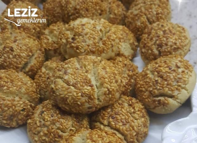 Tahinli Tek Lokmalık Kurabiye