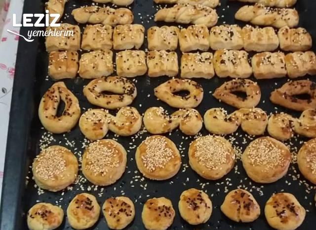 Pastane Usulü Tuzlu Kurabiye