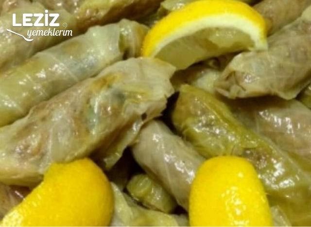 Zeytinyağlı Lahana Sarması Yapımı