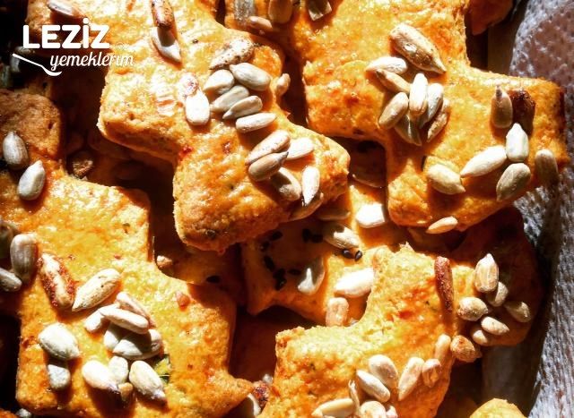 Salçalı Baharatlı Tuzlu Kurabiye