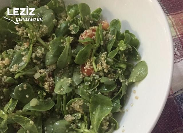 Kinoalı Semizotu Salatası