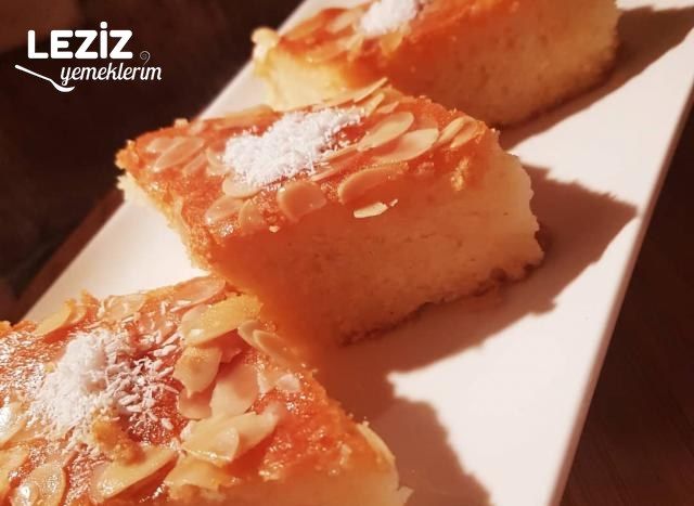 Limonlu Bademli Revani Tatlısı