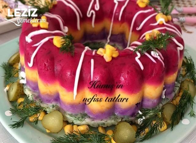 Gökkuşağı Pasta Salata
