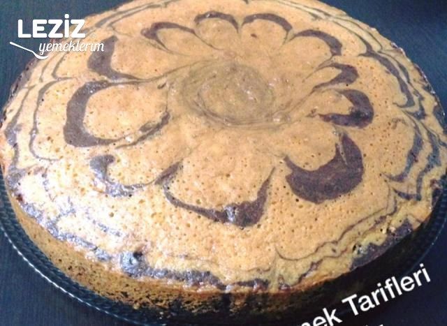Portakal Aromalı Çiçek Kek