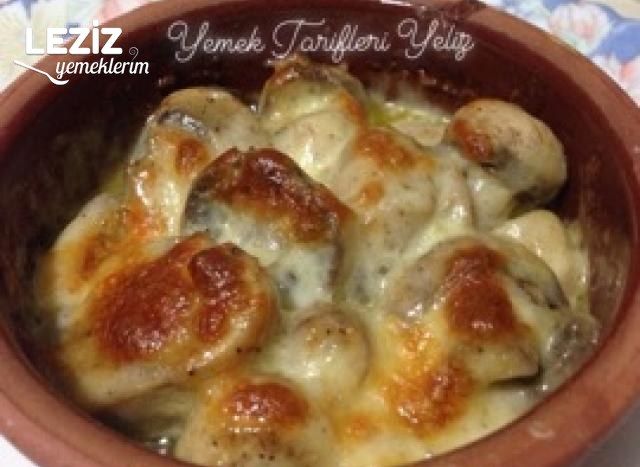 Güveçte Kaşarlı Mantar Tarifi