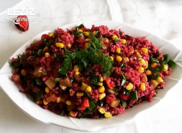 Şalgamlı Mısırlı Bulgur Salatası