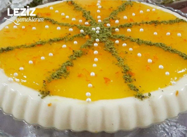 Portakal Pelteli Sütlü Muhallebi