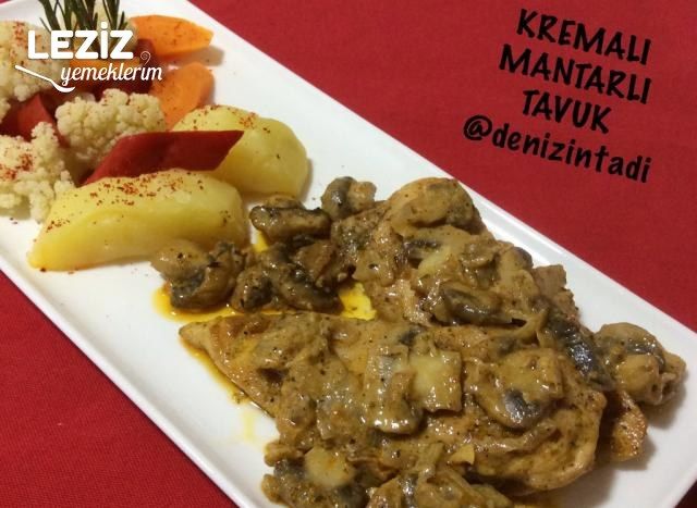 Kremalı Mantarlı Tavuk Tarifi