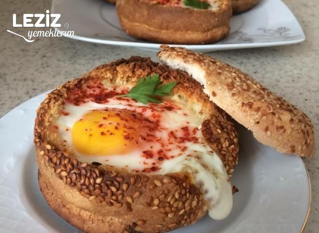 Yumurtalı Hamburger Ekmeği