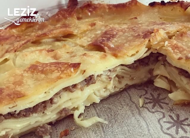 Lazanyadan  Yalancı Su Böreği