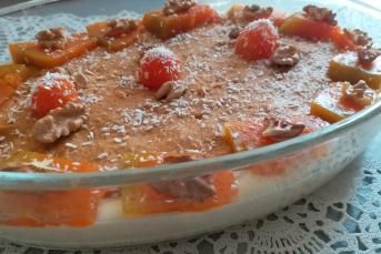 Kremalı Bisküvili Kabak Tatlısı