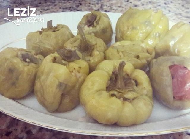 Zeytinyağlı Biber Dolması Yapımı