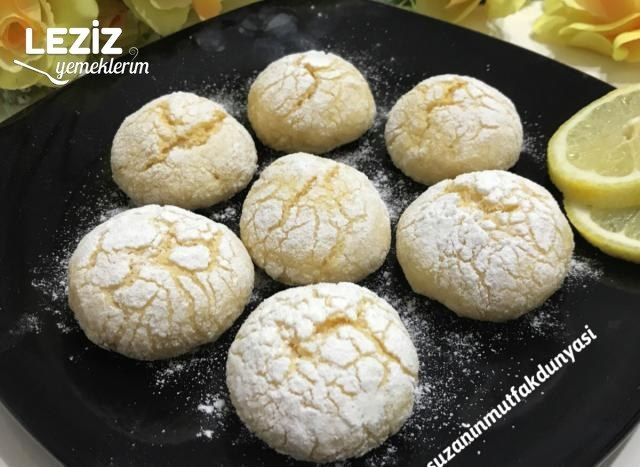 Limonlu Çatlak Kurabiye Tarifi