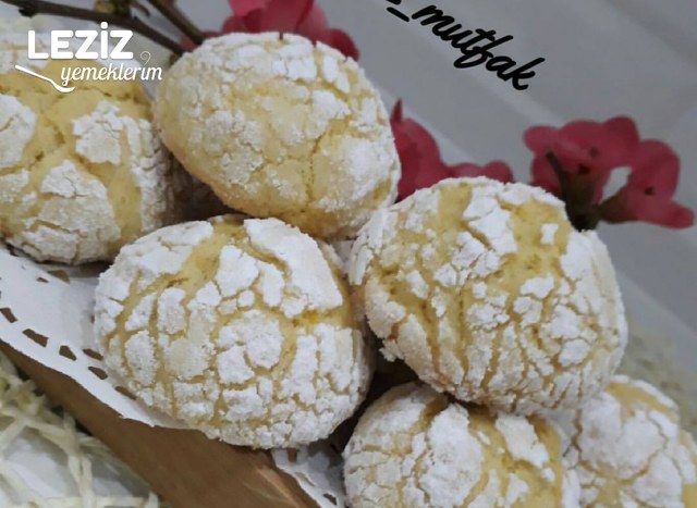 Limonlu Çatlak Kurabiye Yapılışı