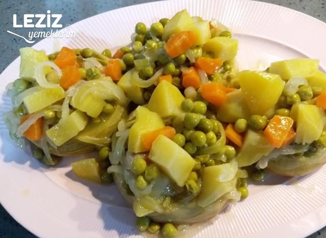 Zeytinyağlı Enginar Yapımı