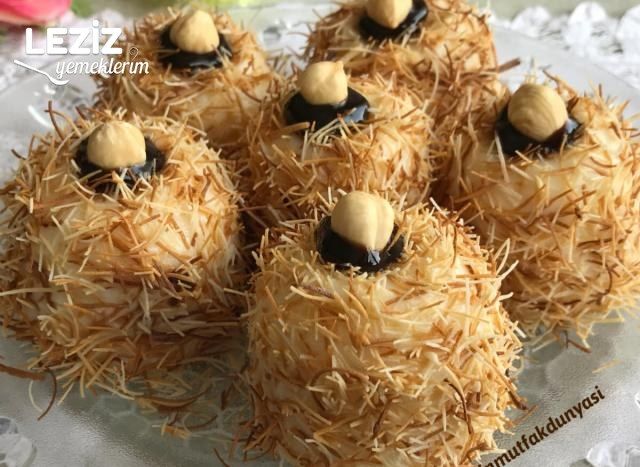 Kadayıflı Muhallebili Fincan Tatlısı