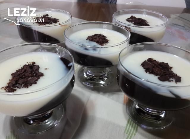 Vanilyalı Kakaolu Puding