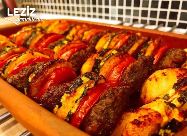 Fırında Köfteli Sebze Dizmesi