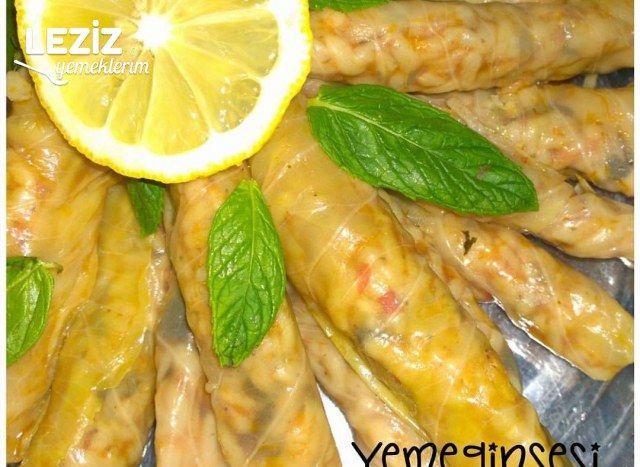Zeytinyağlı Lahana Sarma Yapılışı
