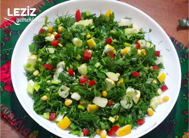 Maydonoz Dereotu Salatası